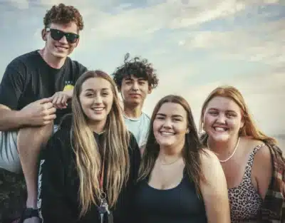 Group photo of teenagers