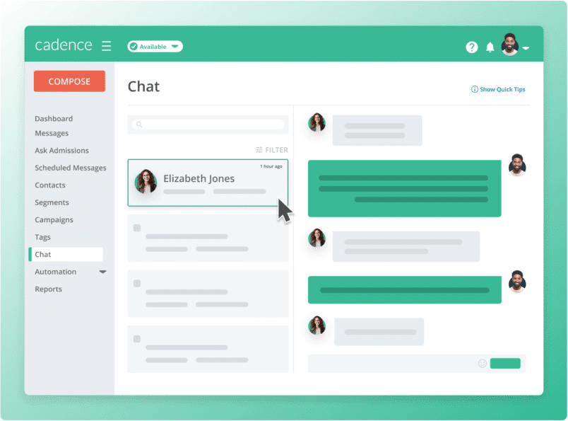 Cadence Chat Inbox – Mongoose Platform AI Chat Inbox - Mongoose Platform